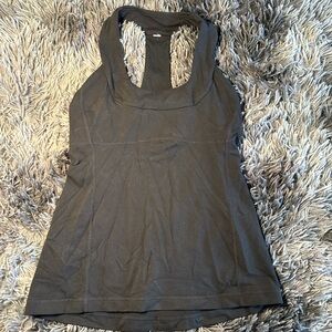 lululemon athletica Black Racerback Tank Top